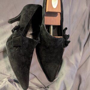 Black Velvet Shoes